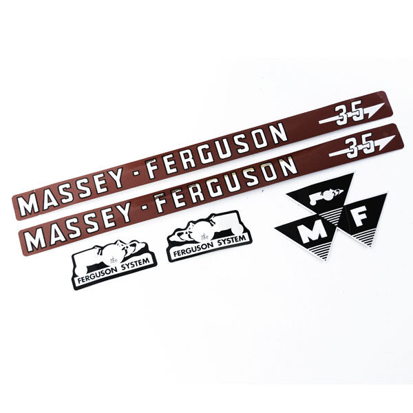 Mf Stickers Massey Ferguson STICKER KIT 35 – The Vintage Tractor Company