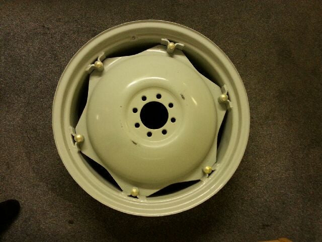 Massey Ferguson REAR WHEEL RIM & DISC Complete 9x28 (6 Loop) TE20 FE35 ...